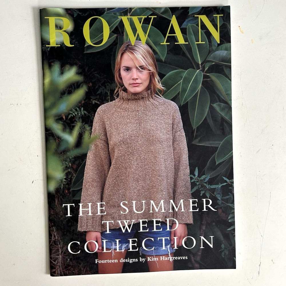 The summer tweed collection cottagecore preppy knitting patterns Kim Hargreaves